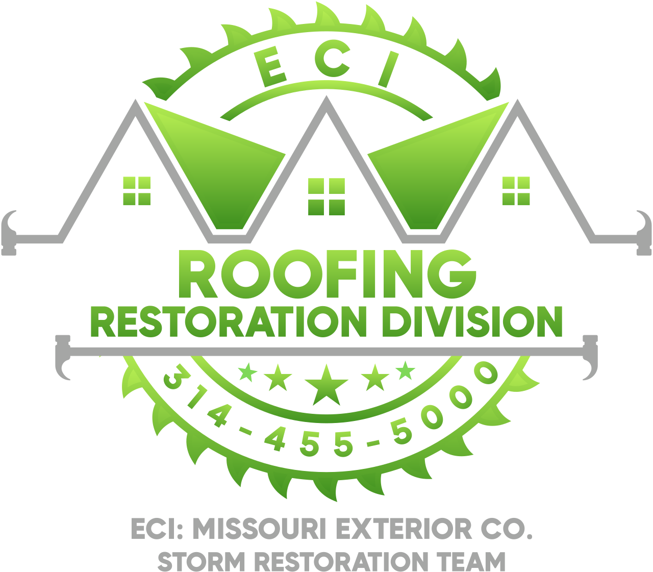 ECI Roofing & Storm Restoration division logo