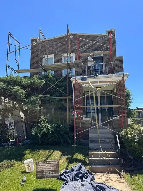 Brickwork and mortar restoration in St. Louis